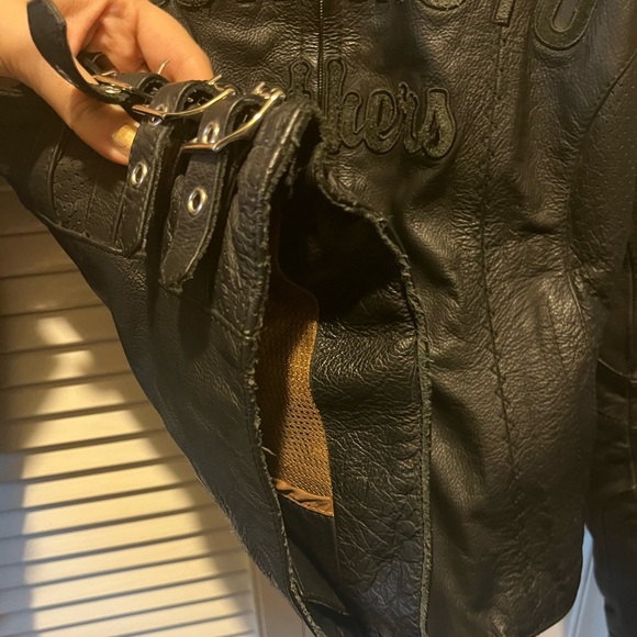 Icon Moto Leather Motorcycle Jacket Women’s Small - Picture 8 of 9